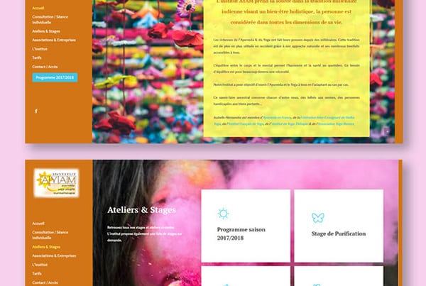 Institut Ayam – Refonte du site internet et Référencement local