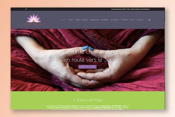 Développez votre spiritualité et découvrez la refonte du site Internet de YOGA VERS SOI