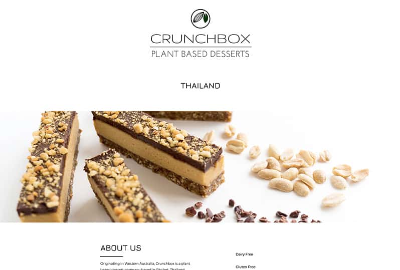 Création de site CrunchBox Thaïlande