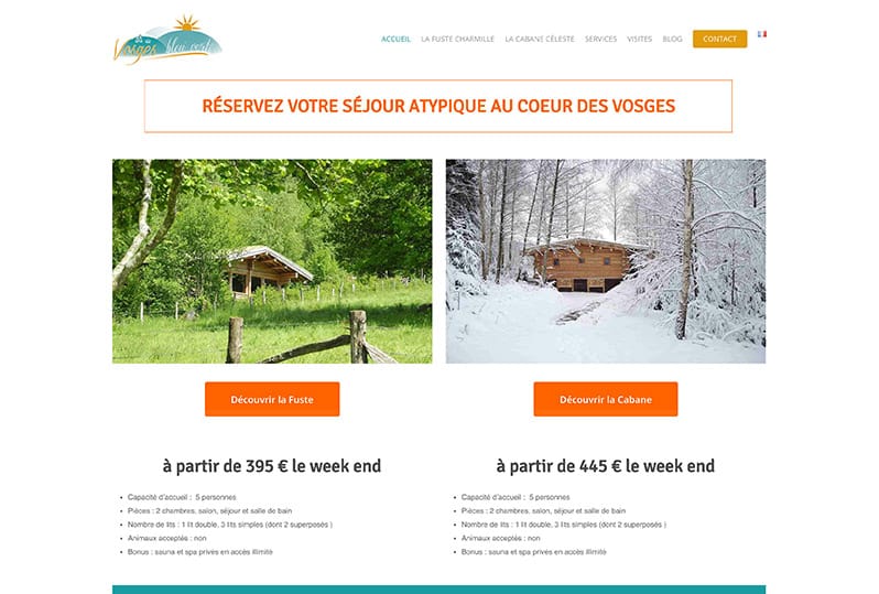 Refonte de site multilingue – Vosges Bleu Vert